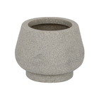 Vaso Cumbuca 30x25cm Cinza