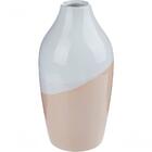 Vaso Daintree Em Cerâmica Branco E Rosa Home&co 22x11cm