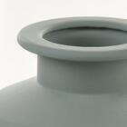 Vaso De Cerâmica Bragança Cinza 19 Cm