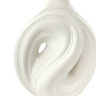 Vaso De Cerâmica Branco Abstrato