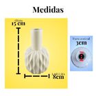 Vaso De Ceramica Branco Com Textura