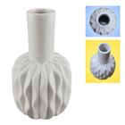 Vaso De Ceramica Branco Com Textura