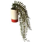 Vaso De Cerâmica Decorativo Com Estampa Amadeirada