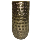 Vaso De Ceramica Dourado