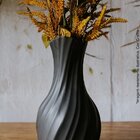 Vaso De Cerâmica Godê 22,5cm Grafite Ceraflame Decor