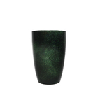 Vaso de Cerâmica Liv Preto Marmore 42x28cm Ts Brasil