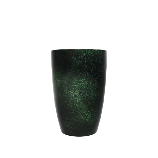 Vaso de Cerâmica Liv Preto Marmore 42x28cm Ts Brasil