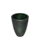Vaso de Cerâmica Liv Preto Marmore 42x28cm Ts Brasil