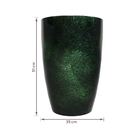 Vaso de Cerâmica Liv Preto Marmore 51x35cm Ts Brasil