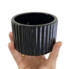 Vaso De Cerâmica Preto