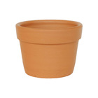 Vaso de Cerâmica Redondo Terracota 13x13x9,50cm