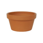 Vaso de Cerâmica Redondo Terracota 15x15x8cm