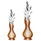 Vaso De Chão Decorativo Grande Ana Maria Mdf Mdf Cru Kit Com