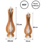 Vaso De Chão Decorativo Grande Ana Maria Mdf Mdf Cru Kit Com