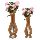 Vaso De Chão Decorativo Grande Ana Maria Mdf Mdf Cru Kit Com