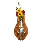 Vaso De Chão Decorativo Grande Andromeda Mdf Mdf Cru 70x25cm