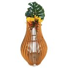 Vaso De Chão Decorativo Grande Andromeda Mdf Mdf Cru 85x30cm