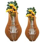 Vaso De Chão Decorativo Grande Andromeda Mdf Mdf Cru Kit Com