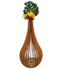 Vaso De Chão Decorativo Grande Capadócia Mdf Mdf Cru 75x40cm