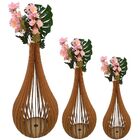 Vaso De Chão Decorativo Grande Capadócia Mdf Mdf Cru Kit Com