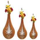 Vaso De Chão Decorativo Grande Capadócia Mdf Mdf Cru Kit Com