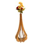 Vaso De Chão Decorativo Grande Mdf Ibiza Mdf Cru 75x37cm