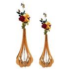 Vaso De Chão Decorativo Grande Mdf Ibiza Mdf Cru Kit Com 2 -