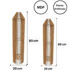 Vaso De Chão Decorativo Grande Mdf Penedo Mdf Cru Kit Com 2 -