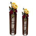 Vaso De Chão Decorativo Grande Mdf Penedo Preto Kit Com 2 - 9