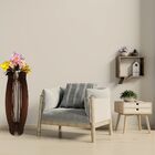 Vaso De Chão Decorativo Grande Obelisco Mdf Preto