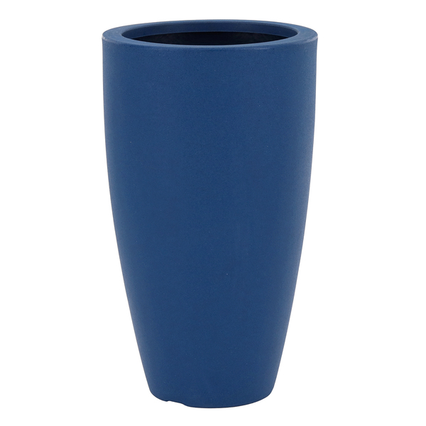 Vaso de Chão Extra Grande em Plástico 51x29cm Azul Macaúba Linha Vietnamita Vasap