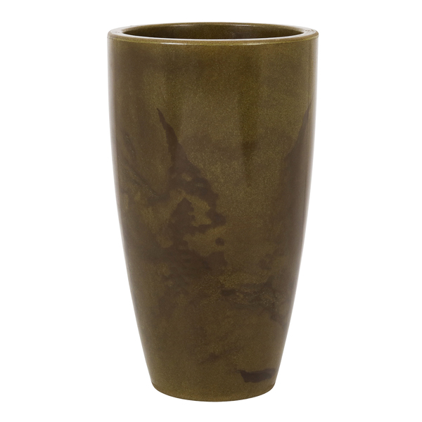 Vaso de Chão Extra Grande em Plástico 53x30cm Capuccino Verona Vasart