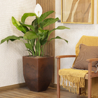 Vaso de Chão Extra Grande em Plástico 55x38cm Rusty Malta Naterial