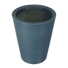 Vaso de Chão Extra Grande em Plástico Sustentável 55x45cm Azul Bali Renova Jeans Vasart