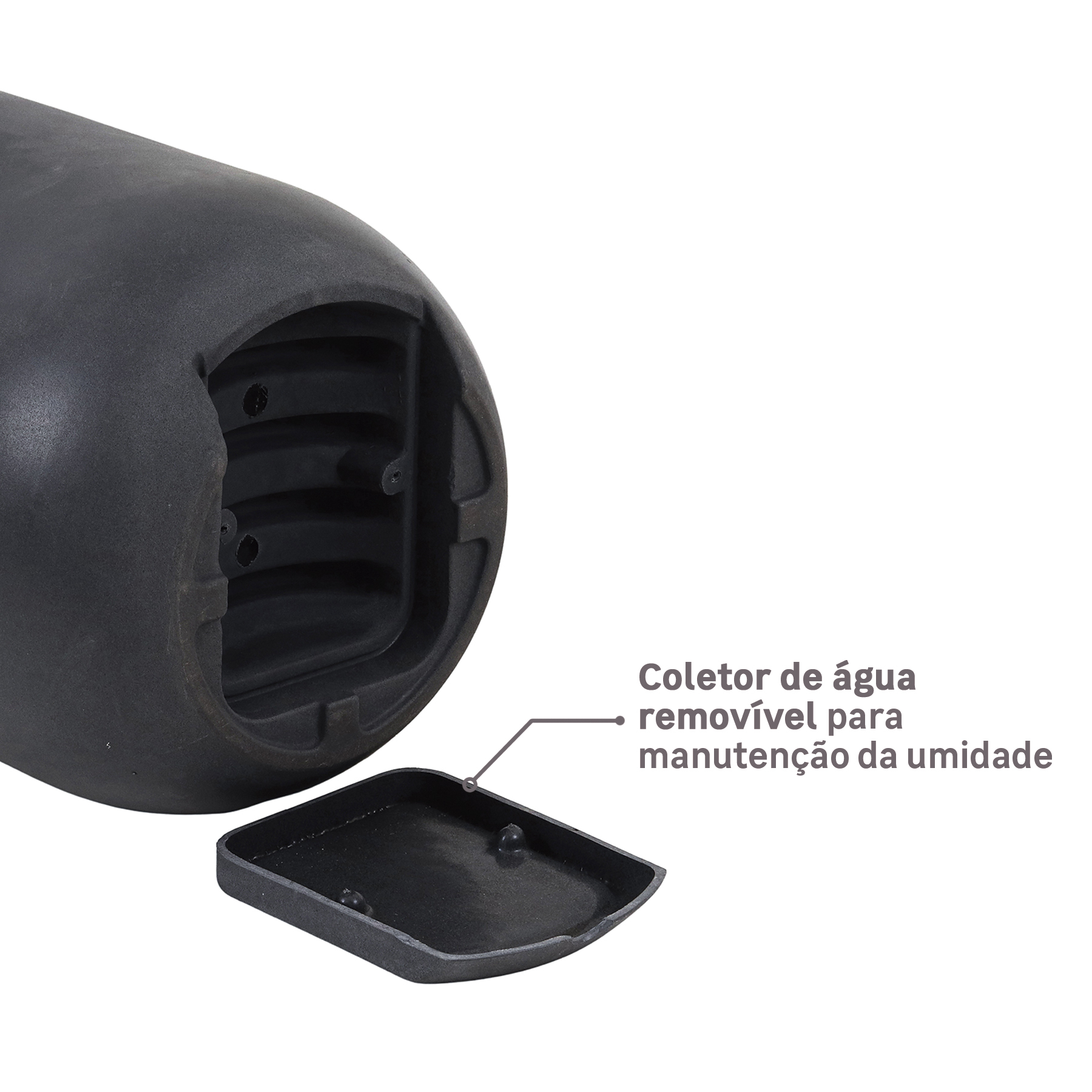 Vaso de Planta com Prato Decô da Vasart: Coletor de água removível para manutenção da umidade