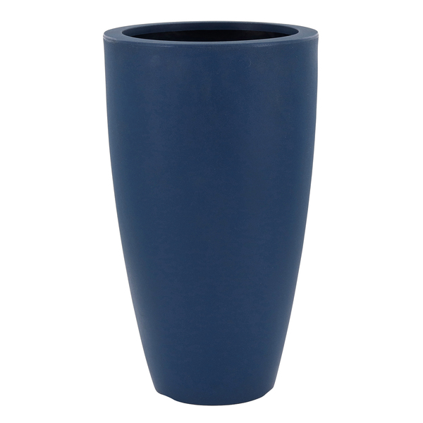 Vaso de Chão Extra Grande em Plástico 67x39cm Azul Macaúba Linha Vietnamita Vasap