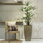 Vaso de Chão Extra Grande em Plástico 70x40cm Camurça Verona Vasart