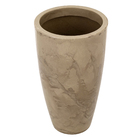 Vaso de Chão Extra Grande em Plástico 70x40cm Camurça Verona Vasart