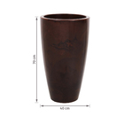 Vaso de Chão Extra Grande em Plástico 70x40cm Rusty Verona Vasart
