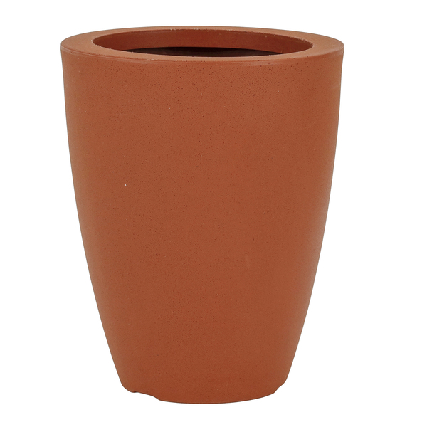 Vaso de Chão Grande em Plástico 31x24cm Terracota Linha Vietnamita Vasap
