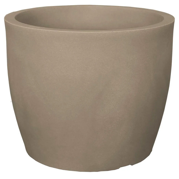 Vaso de Chão Grande Plástico 40x50cm Macchiato Liso Redondo Japi