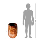 Vaso de Chão Jumbo (acima de 71cm) Cerâmica Moderno 70x47 Pérola
