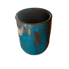 Vaso de Chão Jumbo (acima de 71cm) Cerâmica Moderno 80x51 Azul Petróleo