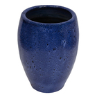 Vaso de Chão Jumbo em Cerâmica 83x56cm Azul Toscano Bella Art Vetrificados