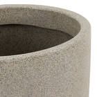 Vaso de Chão Jumbo em Plástico 76x43cm Granito Malta Naterial