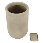 Vaso de Chão Jumbo em Plástico 80x50cm com Prato Camurça Decô Vasart
