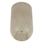 Vaso de Chão Jumbo em Plástico 80x50cm com Prato Camurça Decô Vasart