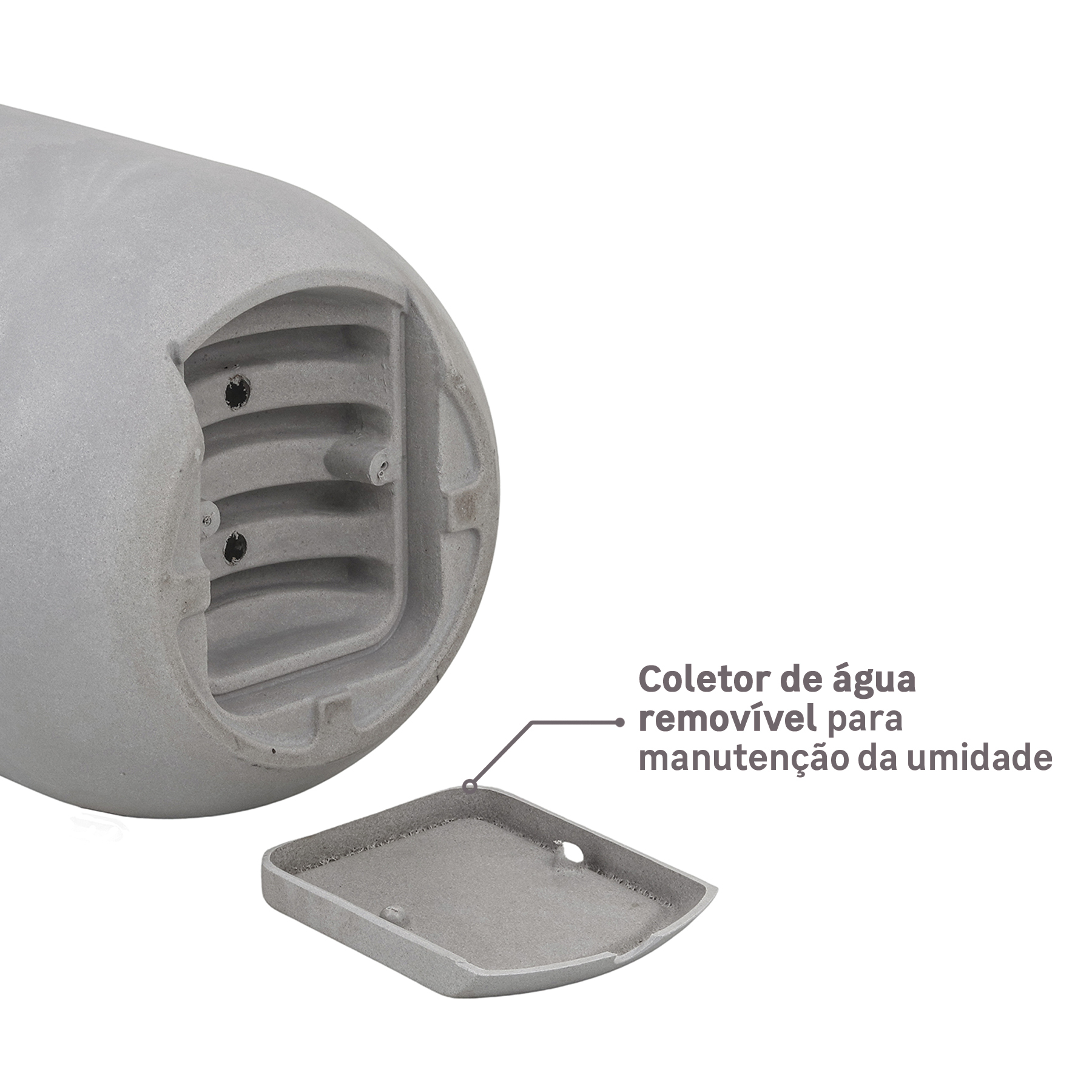 Vaso de Planta com Prato Decô da Vasart: Coletor de água removível para manutenção da umidade