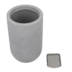 Vaso de Chão Jumbo em Plástico 80x50cm com Prato Cimento Decô Vasart