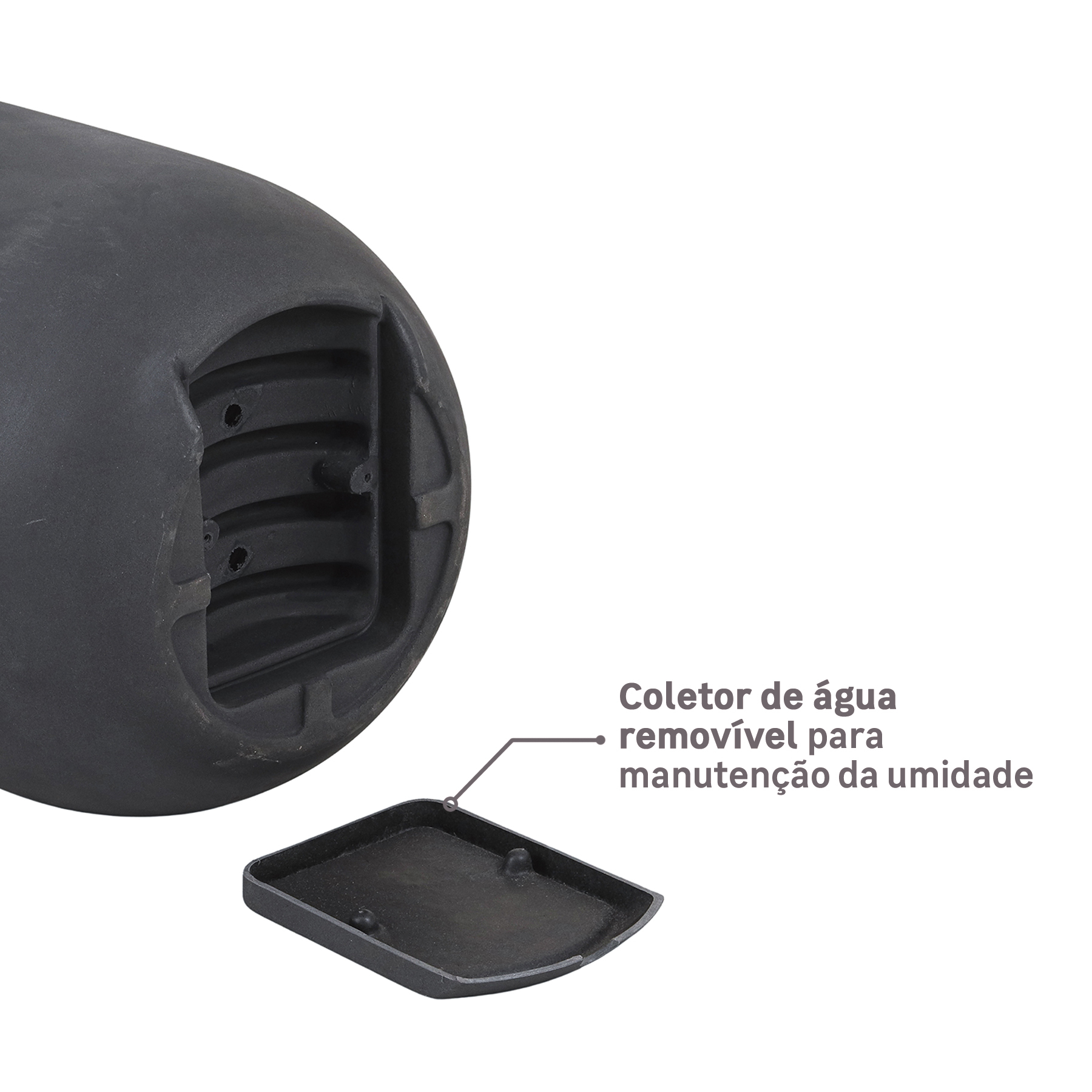 Vaso de Planta com Prato Decô da Vasart: Coletor de água removível para manutenção da umidade